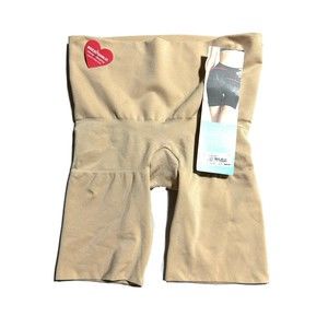 SPANX ASSETS Women’s Size M Naked Shaping Shorts Breathable High Waist NWT